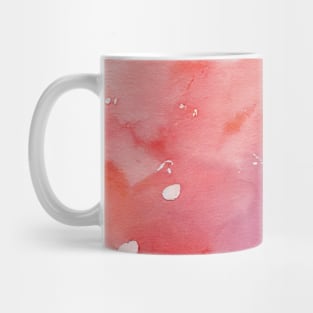 Coral pink watercolor background Mug